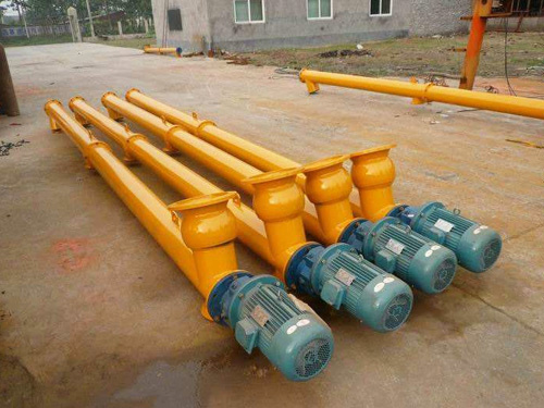 Cement screw conveyor