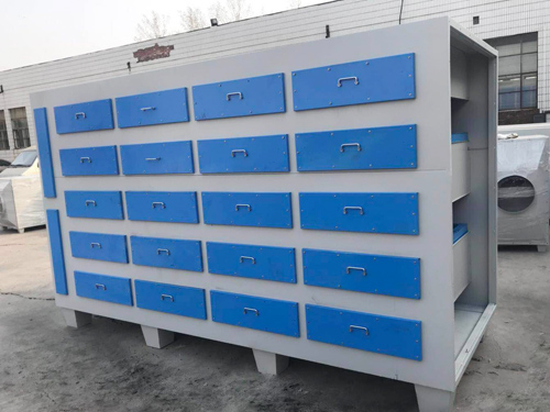 Activated carbon adsorption box